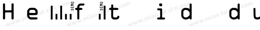 Hellofont id dundun字体转换